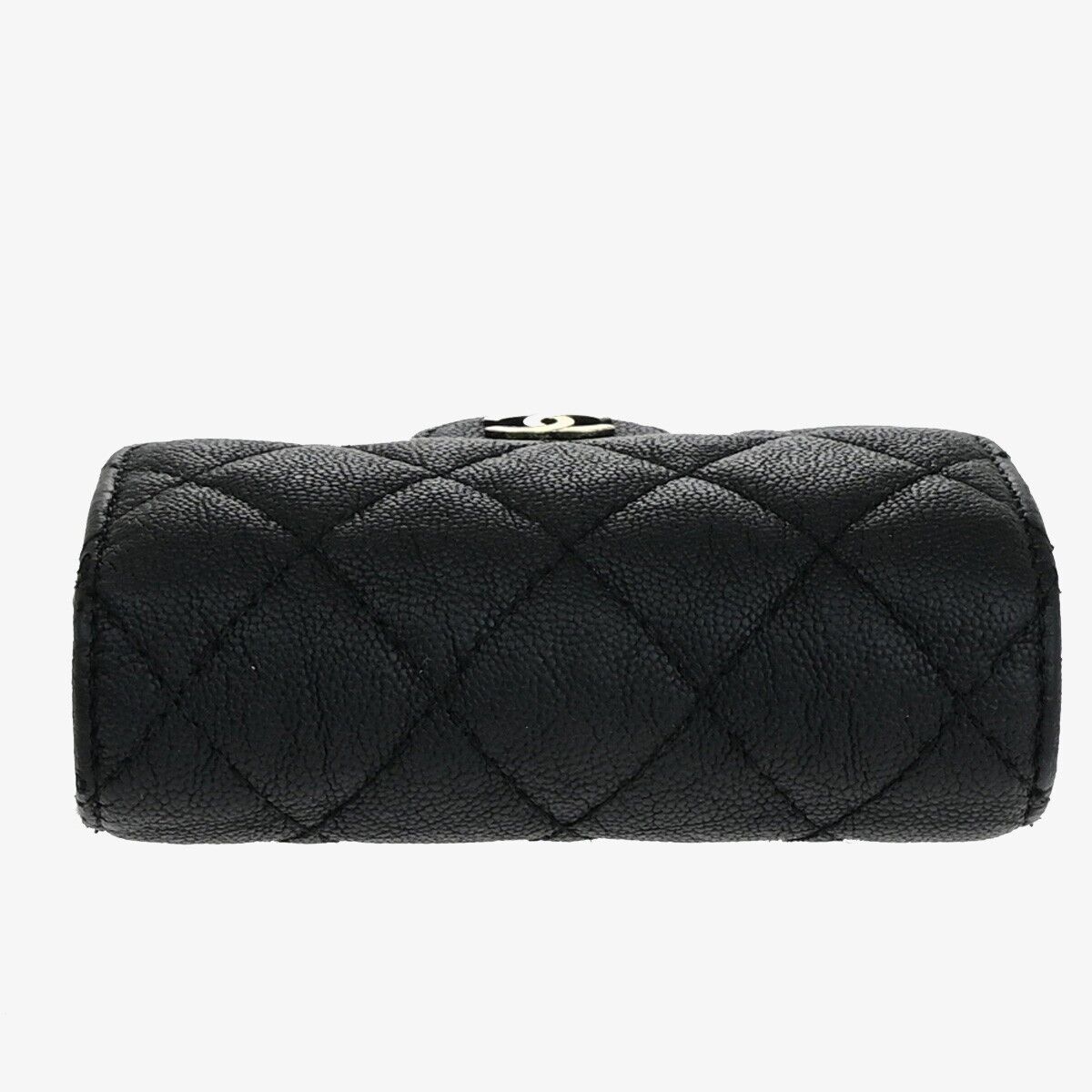 Chanel Matelassé, Black, Leather, wallet