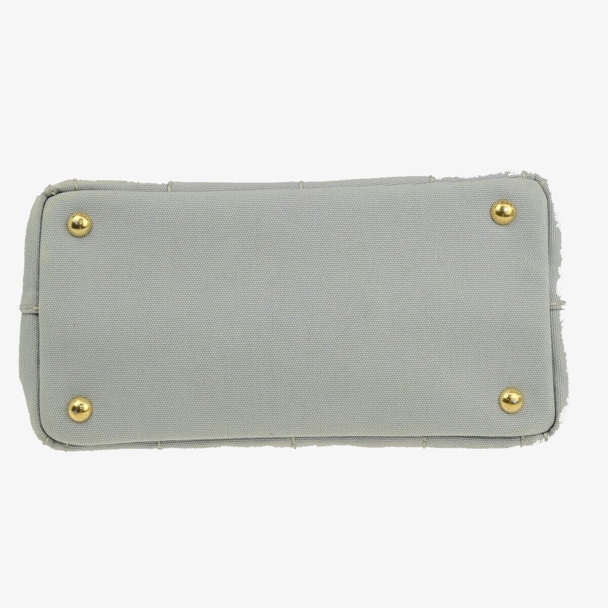 Prada Canapa, Grey, Canvas, handbag