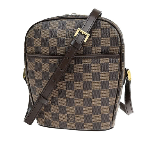 Louis Vuitton Ipanema, Brown, Canvas, shoulder