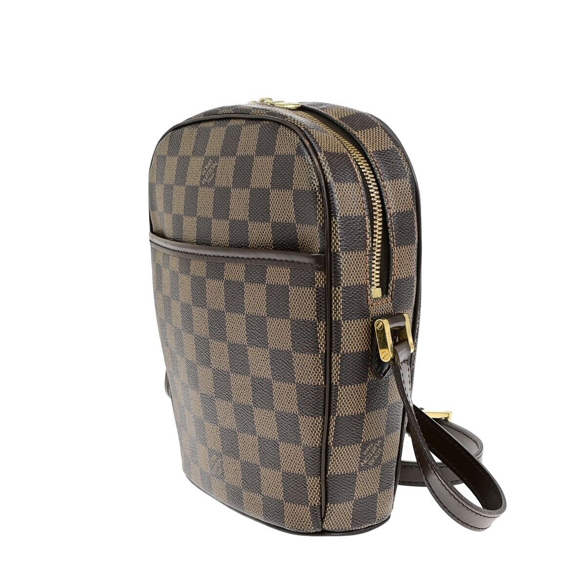 Louis Vuitton Ipanema, Brown, Canvas, shoulder