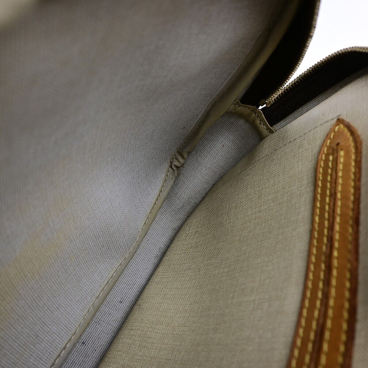 Louis Vuitton Reporter pm, Brown, Canvas, shoulder