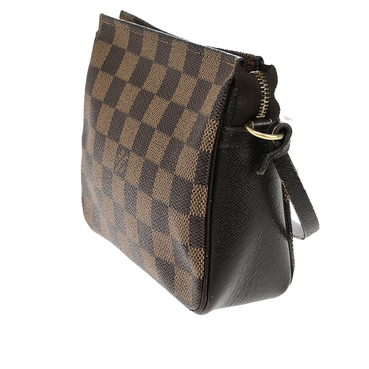 Louis Vuitton Trousse makeup, Brown, Canvas, clutch