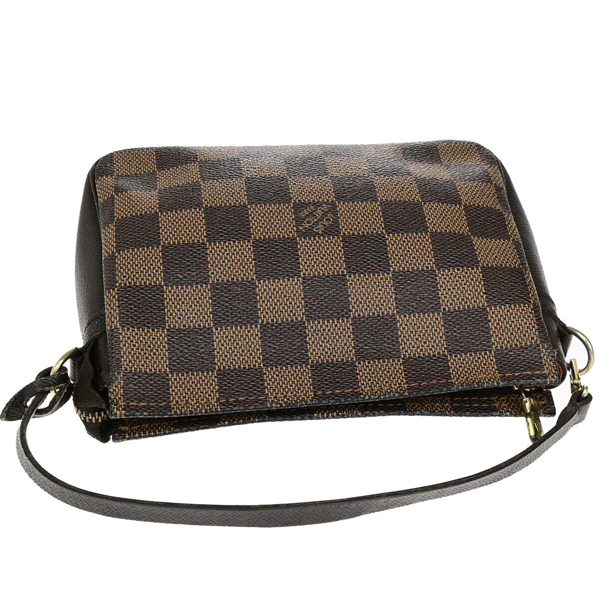 Louis Vuitton Trousse makeup, Brown, Canvas, clutch