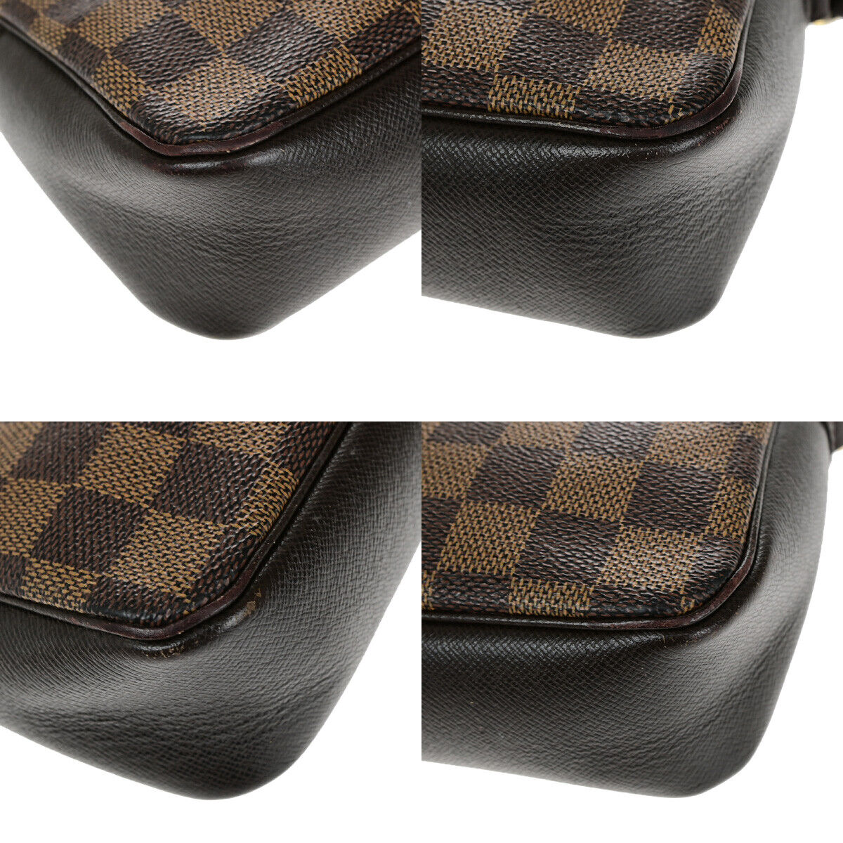 Louis Vuitton Trousse makeup, Brown, Canvas, clutch