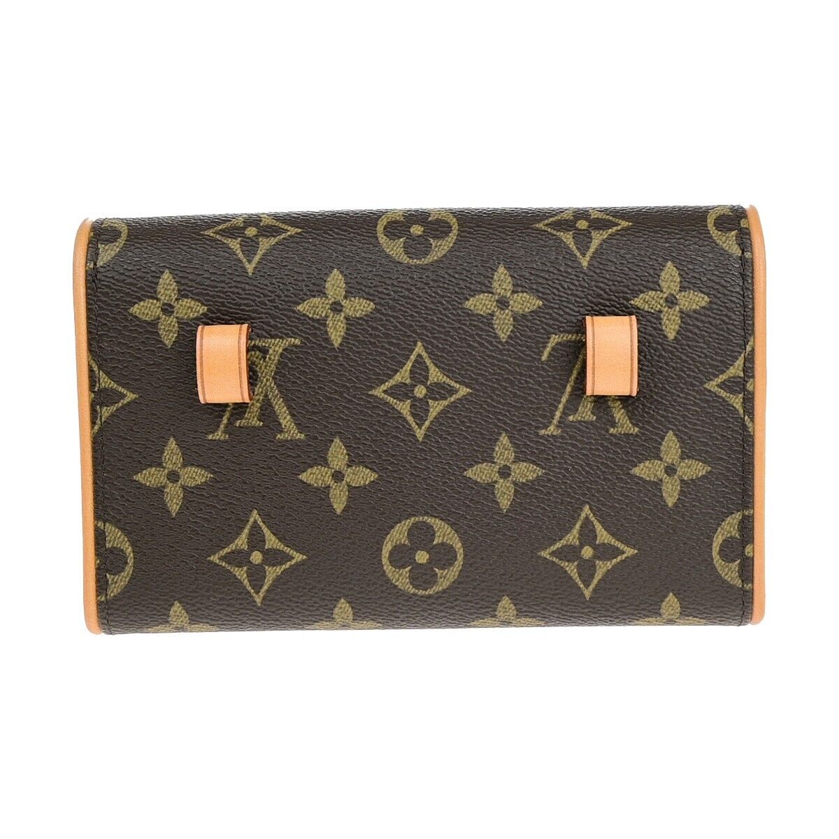 Louis Vuitton Pochette florentine, Brown, Canvas, clutch