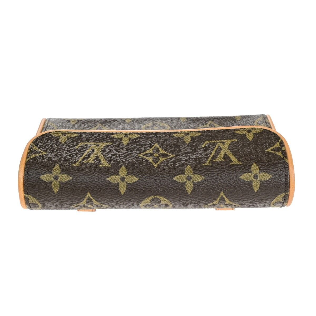 Louis Vuitton Pochette florentine, Brown, Canvas, clutch