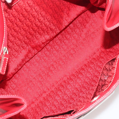 Christian Dior CD Shoulder bag Leather, Red, Leather, Shoulder Bag