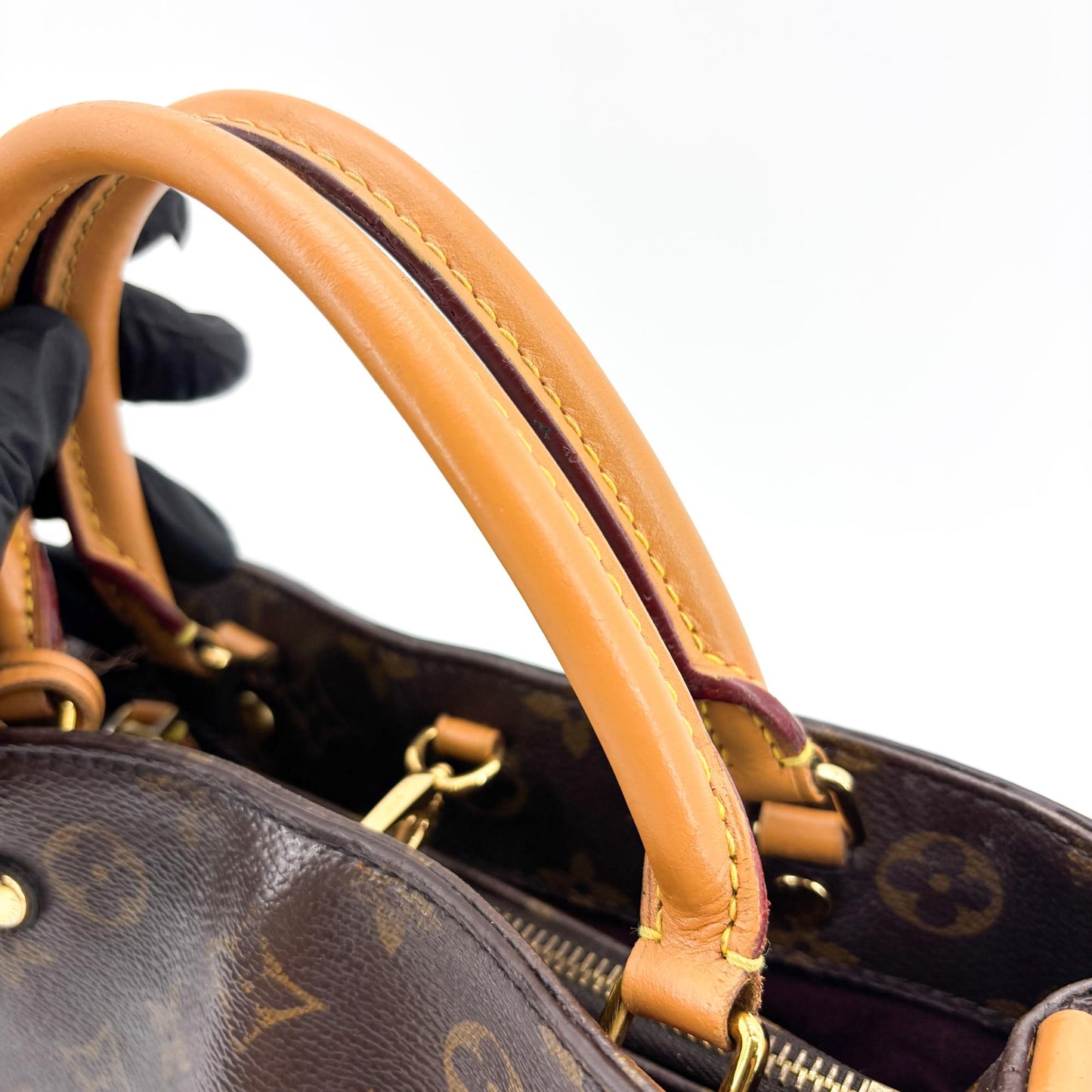 Louis Vuitton Montaigne Monogram Canvas, Brown, Canvas, Handbag