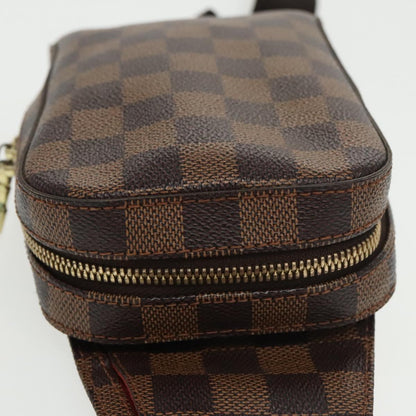 Louis Vuitton Geronimos, Brown, Canvas, shoulder
