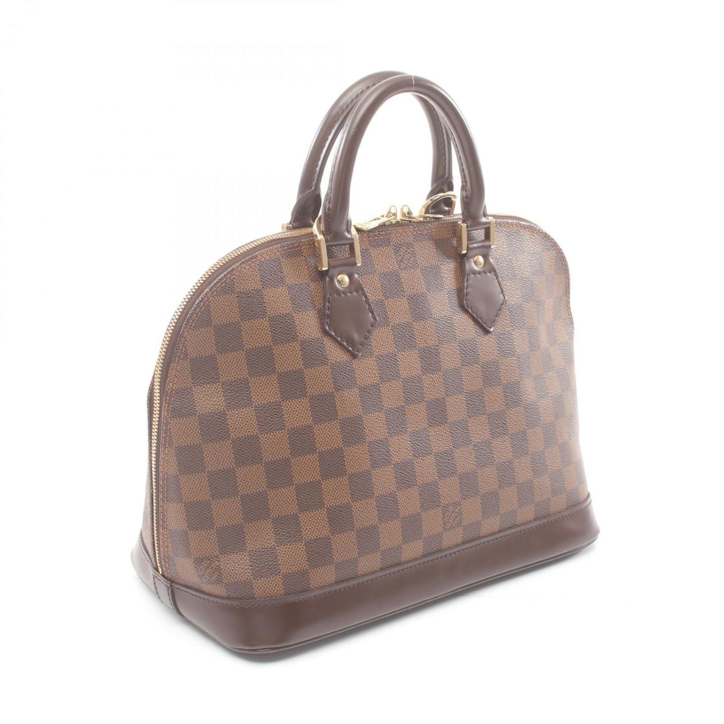 Louis Vuitton Alma, Brown, Canvas, handbag