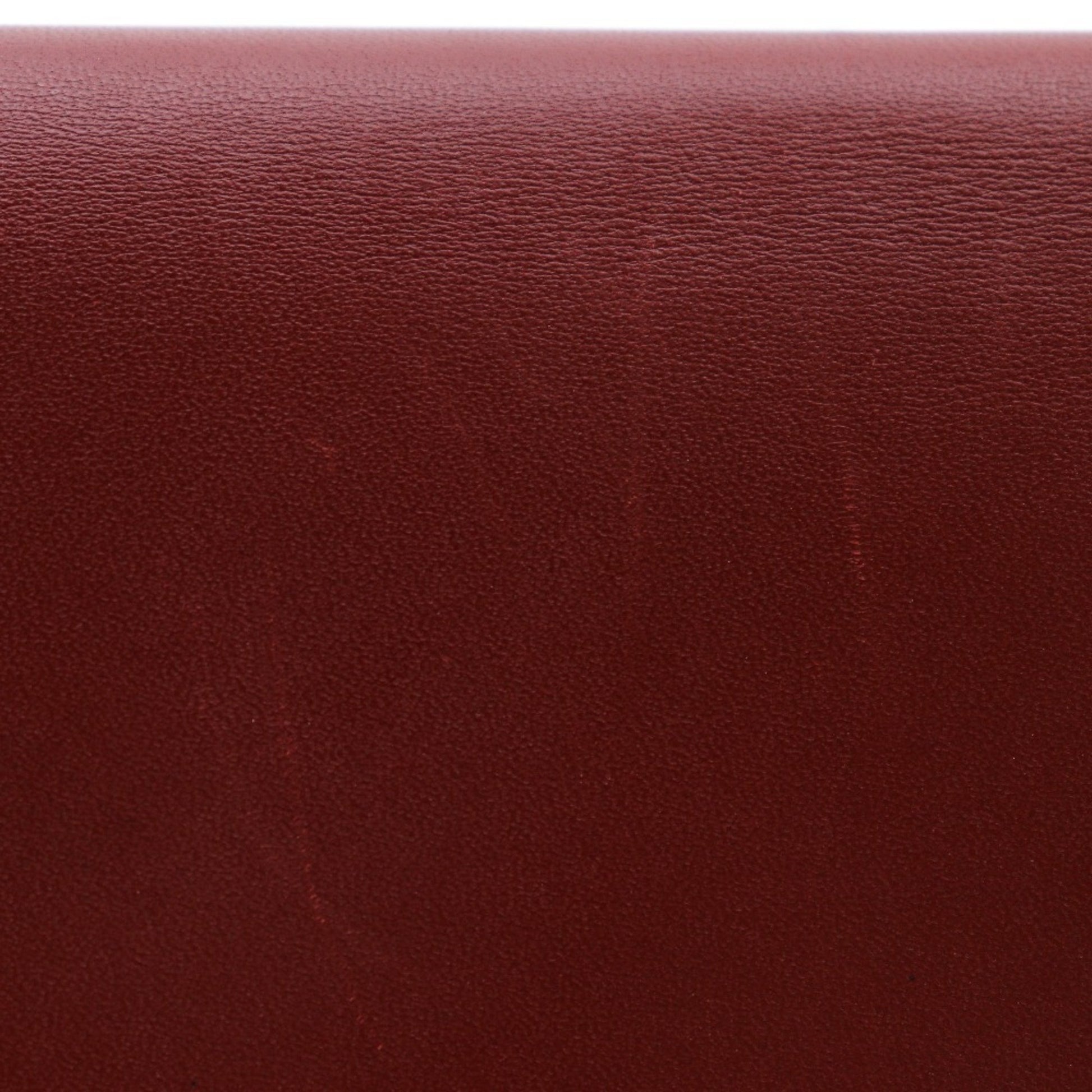 Hermès Béarn, Burgundy, Leather, wallet