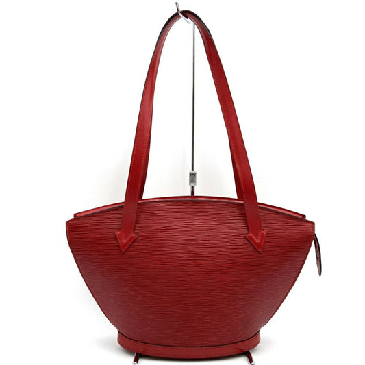 Louis Vuitton Saint Jacques, Red, Leather, shoulder