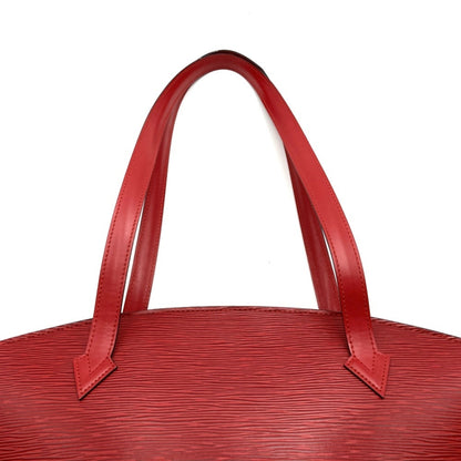 Louis Vuitton Saint Jacques, Red, Leather, shoulder
