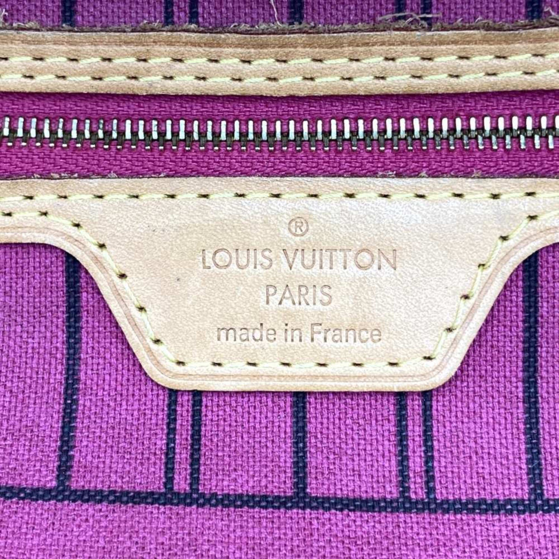 Louis Vuitton Neverfull PM, Brown, Canvas, tote