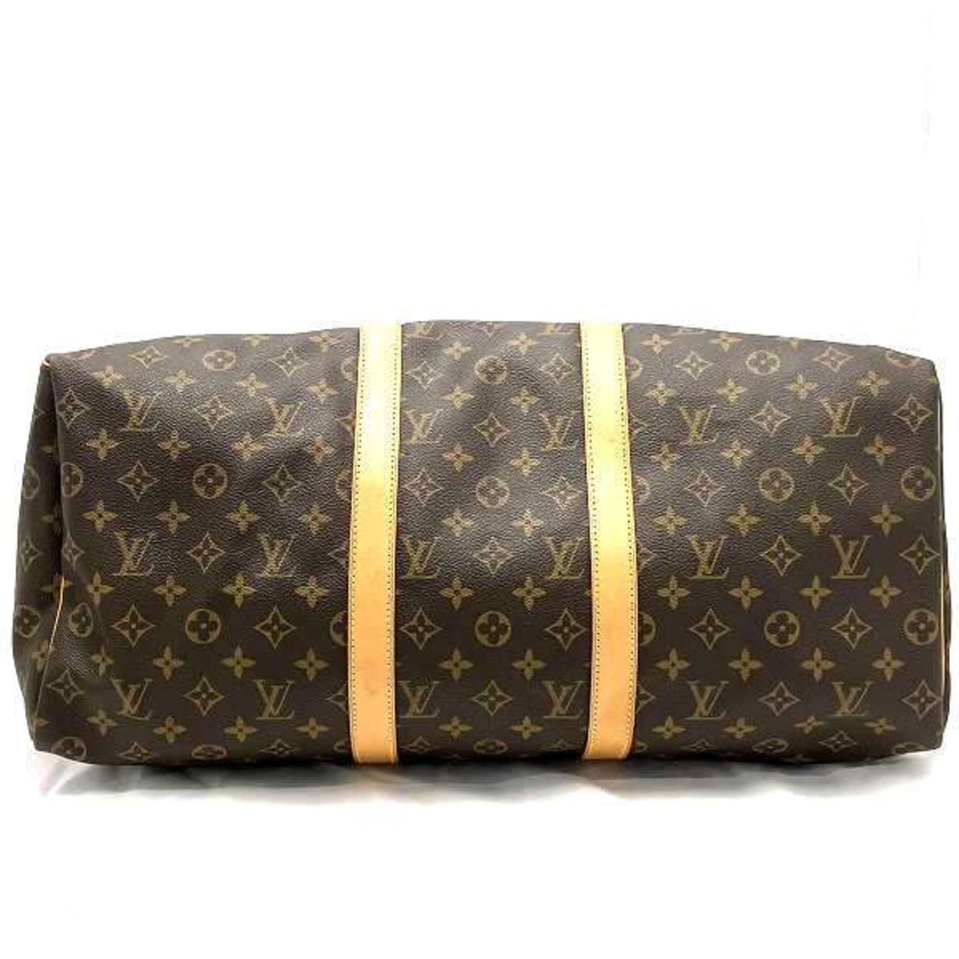 Louis Vuitton Keepall 50, Brown, Canvas, travel