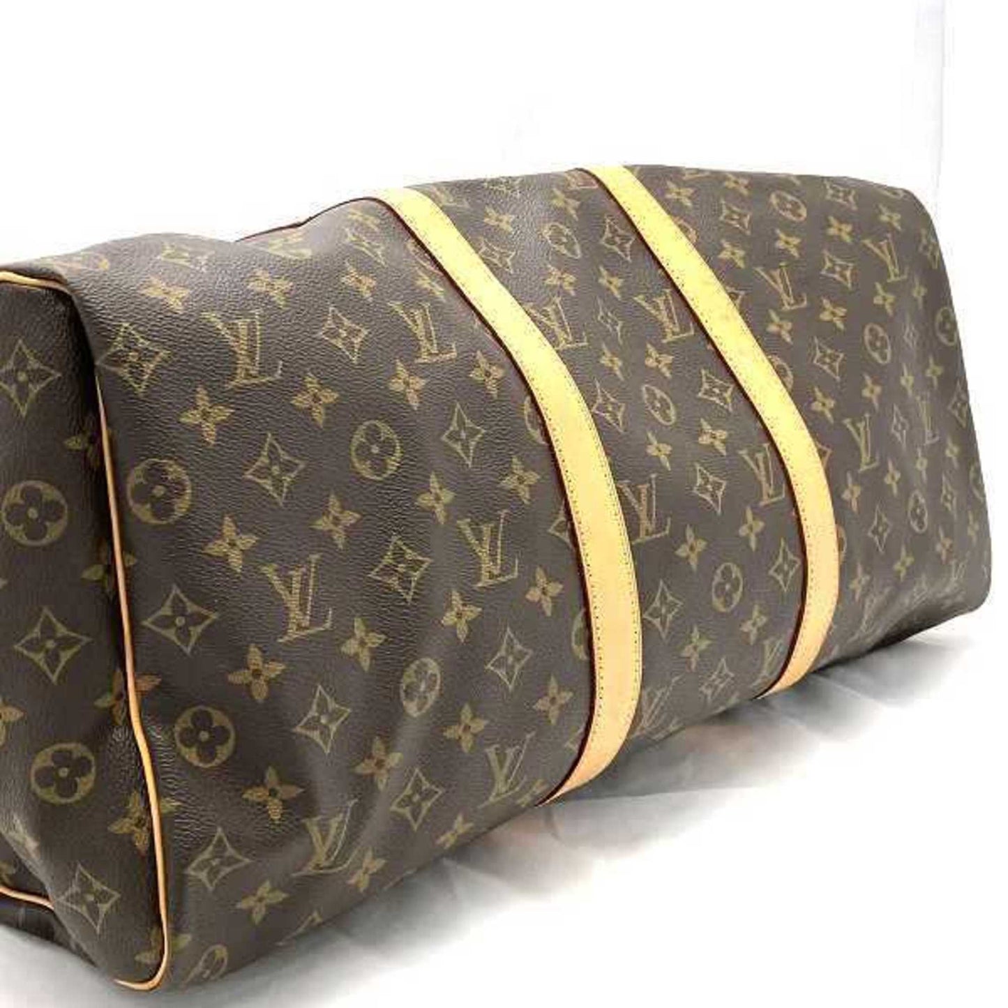 Louis Vuitton Keepall 50, Brown, Canvas, travel