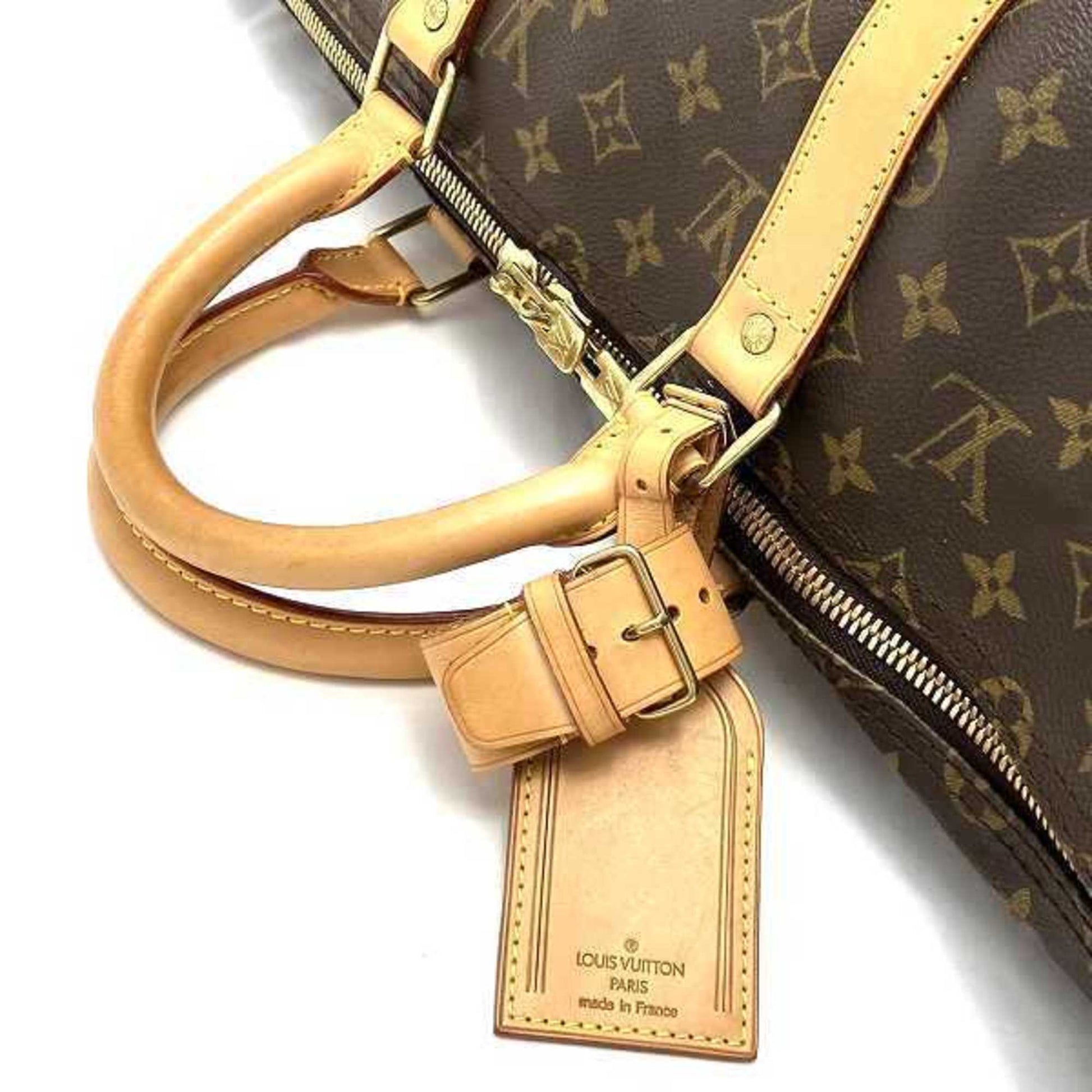 Louis Vuitton Keepall 50, Brown, Canvas, travel