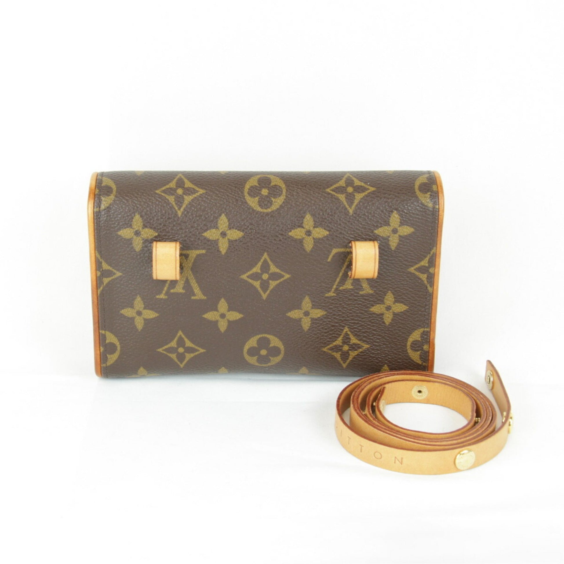 Louis Vuitton Florentine, Brown, Canvas, clutch