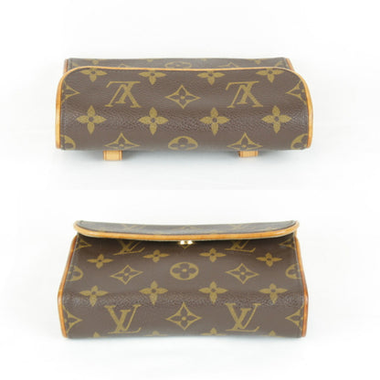 Louis Vuitton Florentine, Brown, Canvas, clutch
