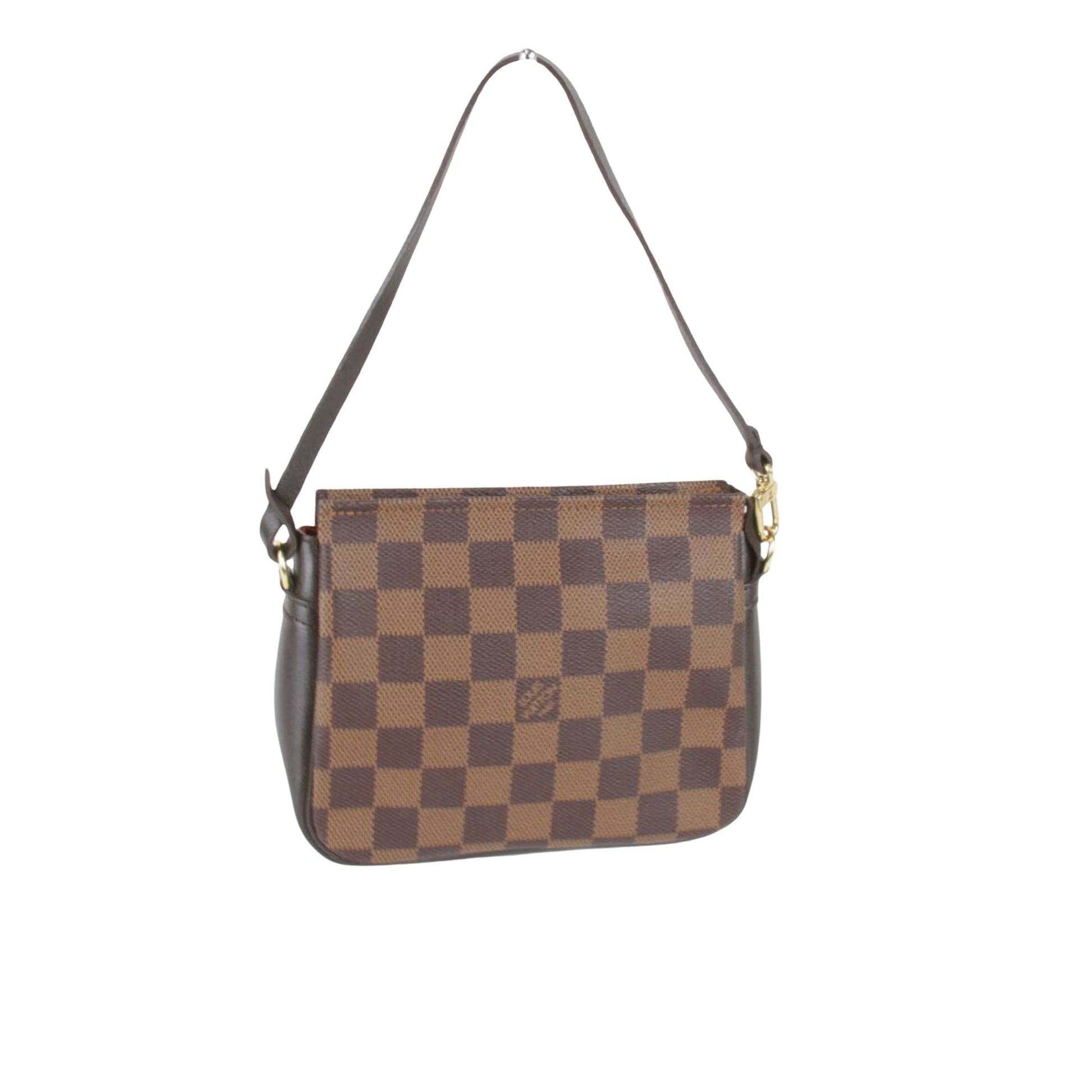 Louis Vuitton Trousse makeup, Brown, Canvas, clutch