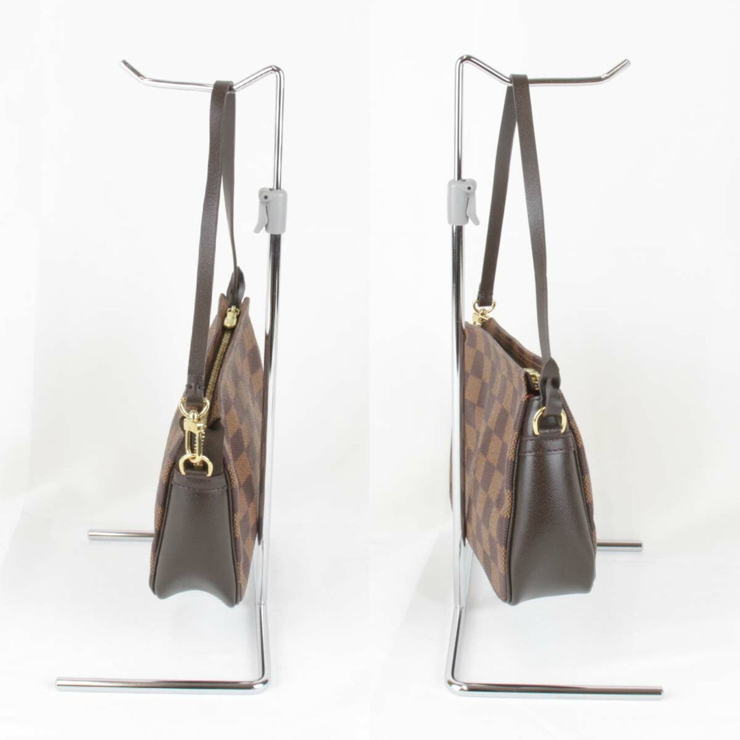 Louis Vuitton Trousse makeup, Brown, Canvas, clutch