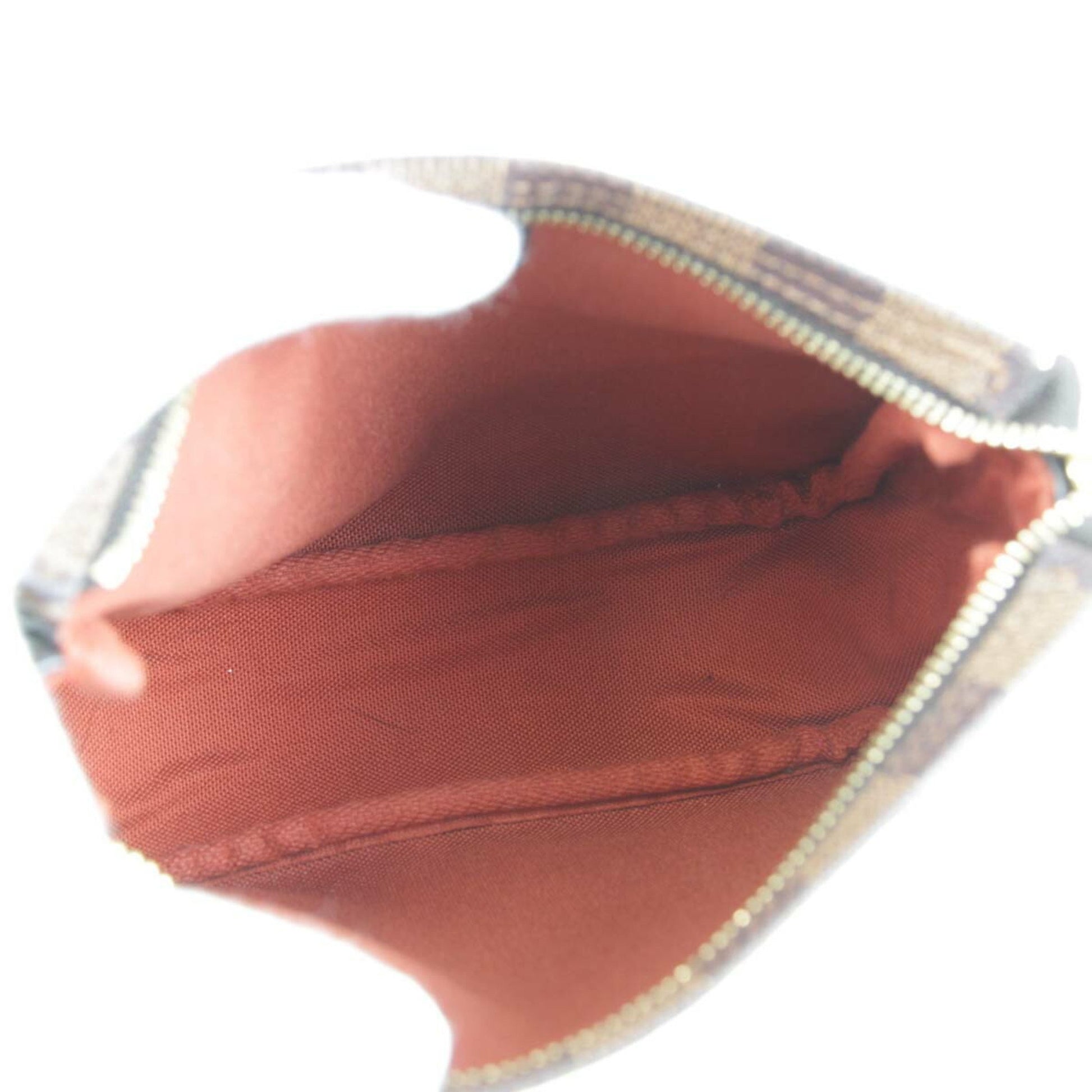 Louis Vuitton Trousse makeup, Brown, Canvas, clutch