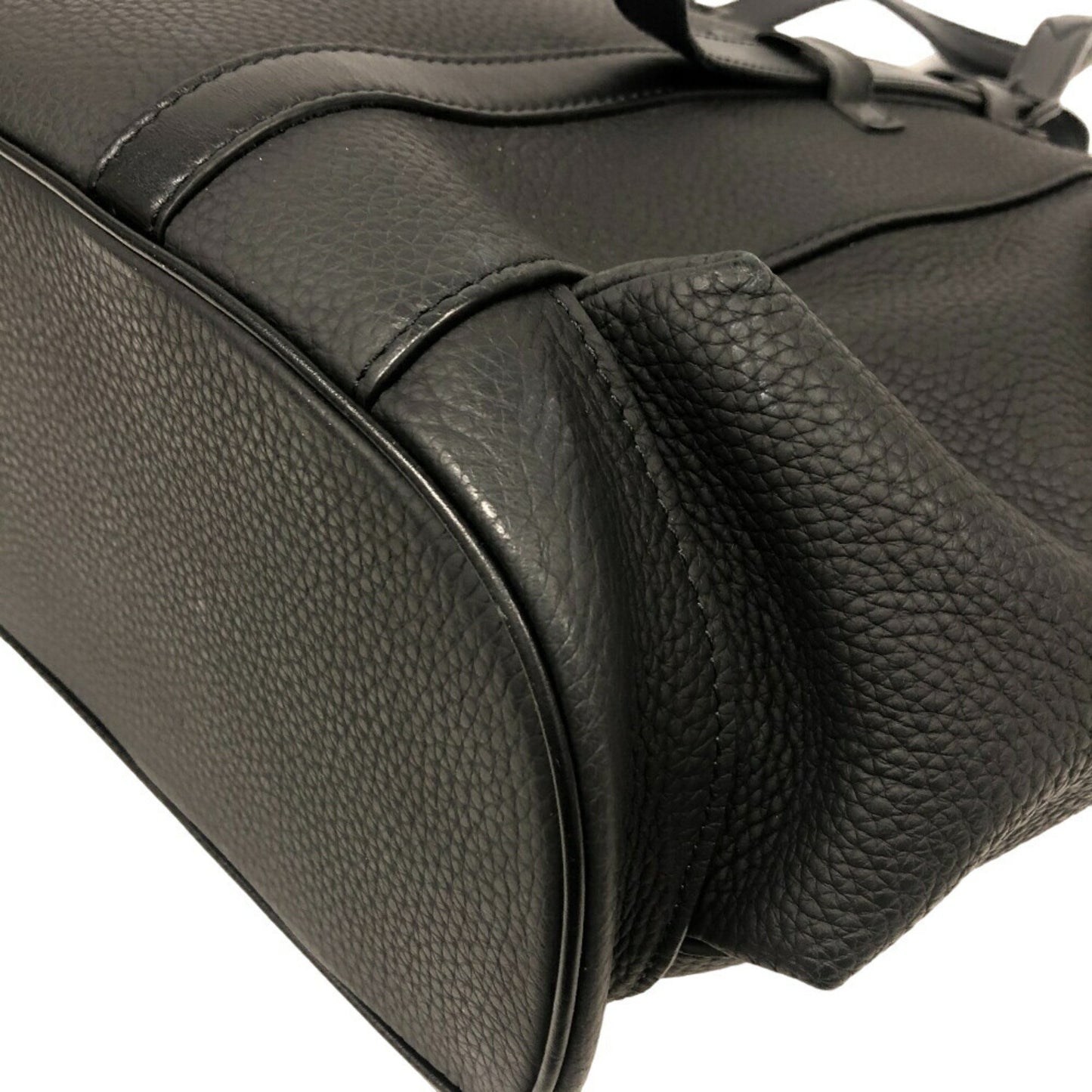 Louis Vuitton Christopher, Black, Leather, tote