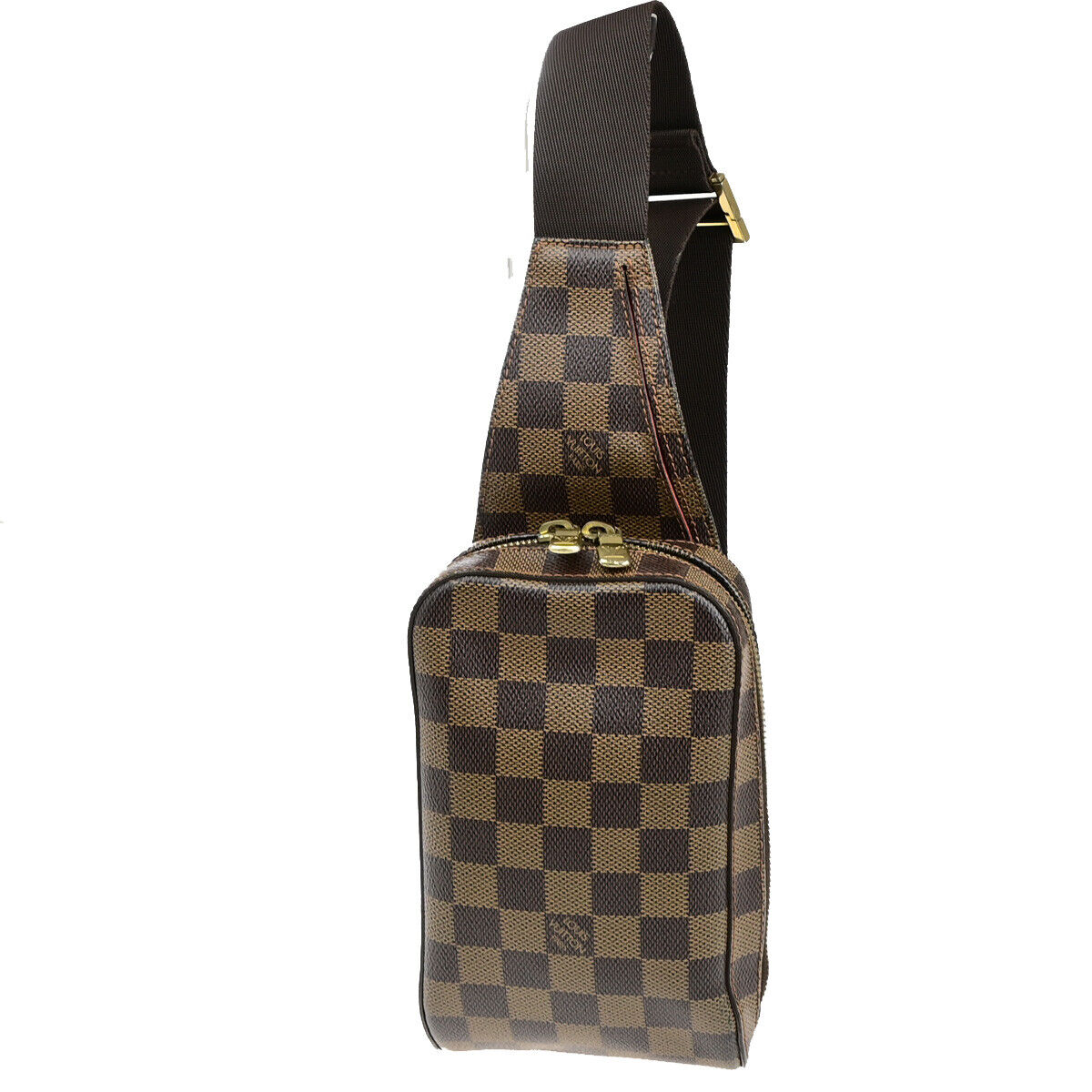 Louis Vuitton Geronimos, Brown, Canvas, shoulder