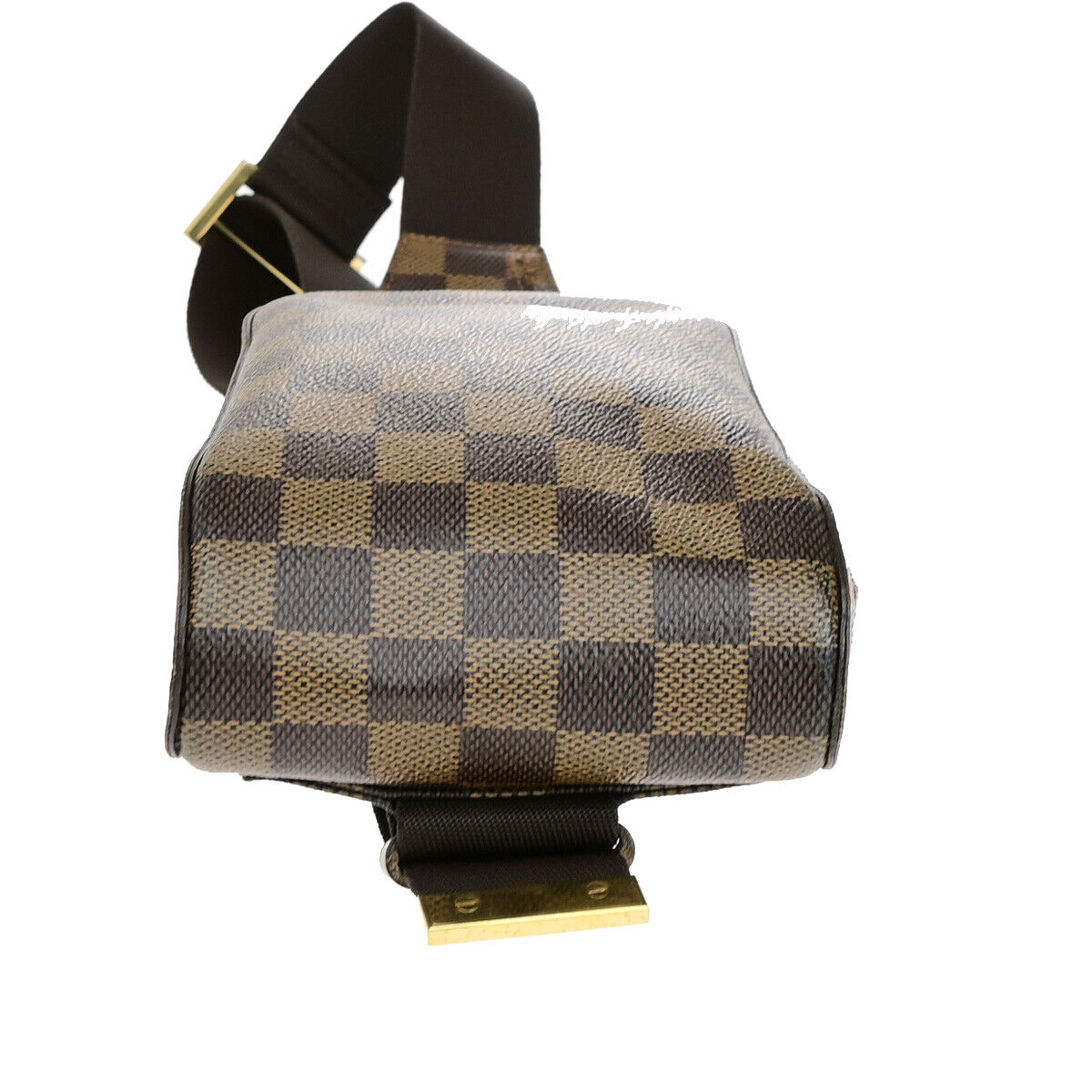 Louis Vuitton Geronimos, Brown, Canvas, shoulder