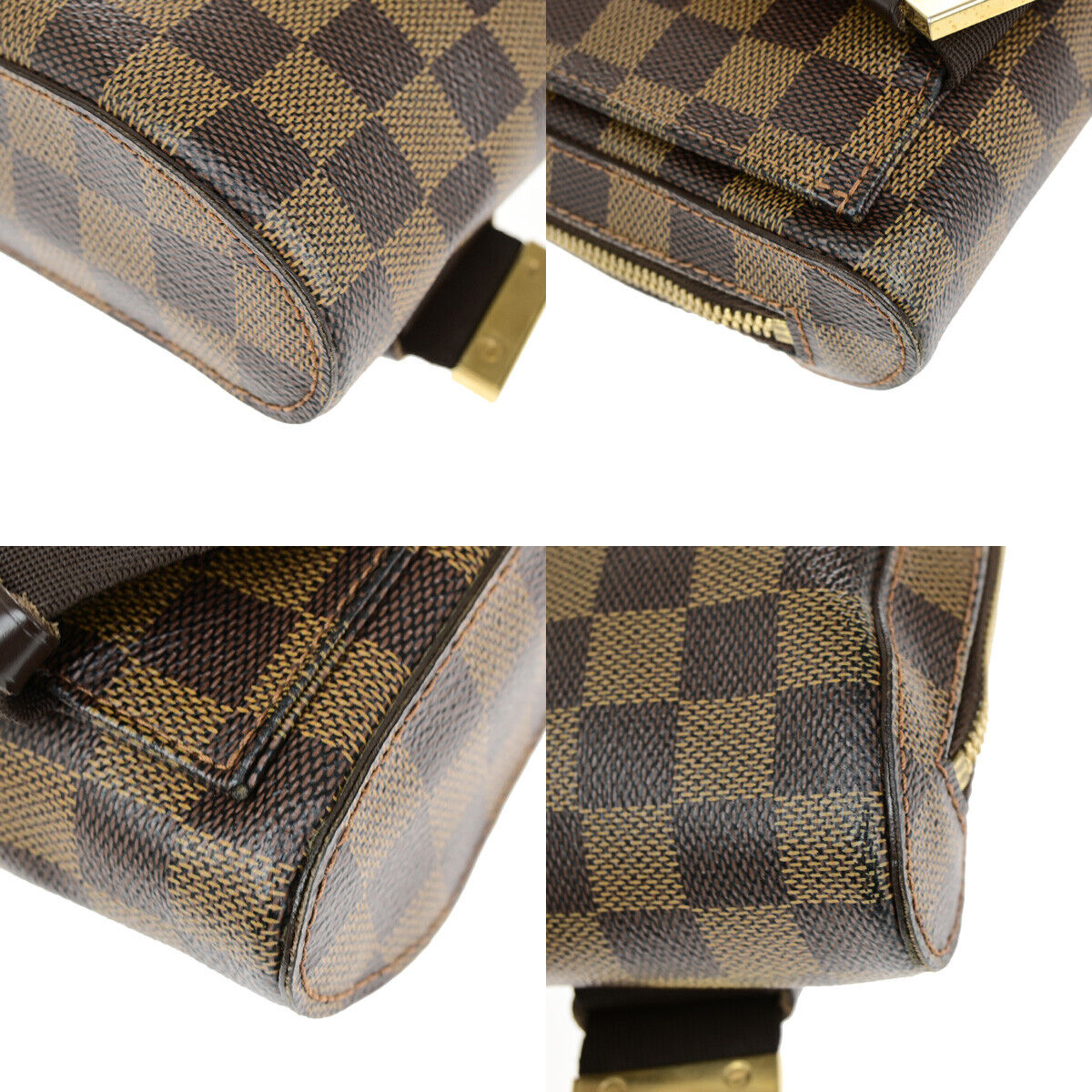 Louis Vuitton Geronimos, Brown, Canvas, shoulder