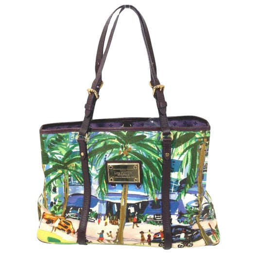 Louis Vuitton Ailleurs Cabas, Multicolour, Canvas, tote