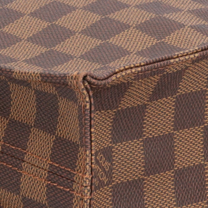 Louis Vuitton Sac Plat, Brown, Canvas, handbag