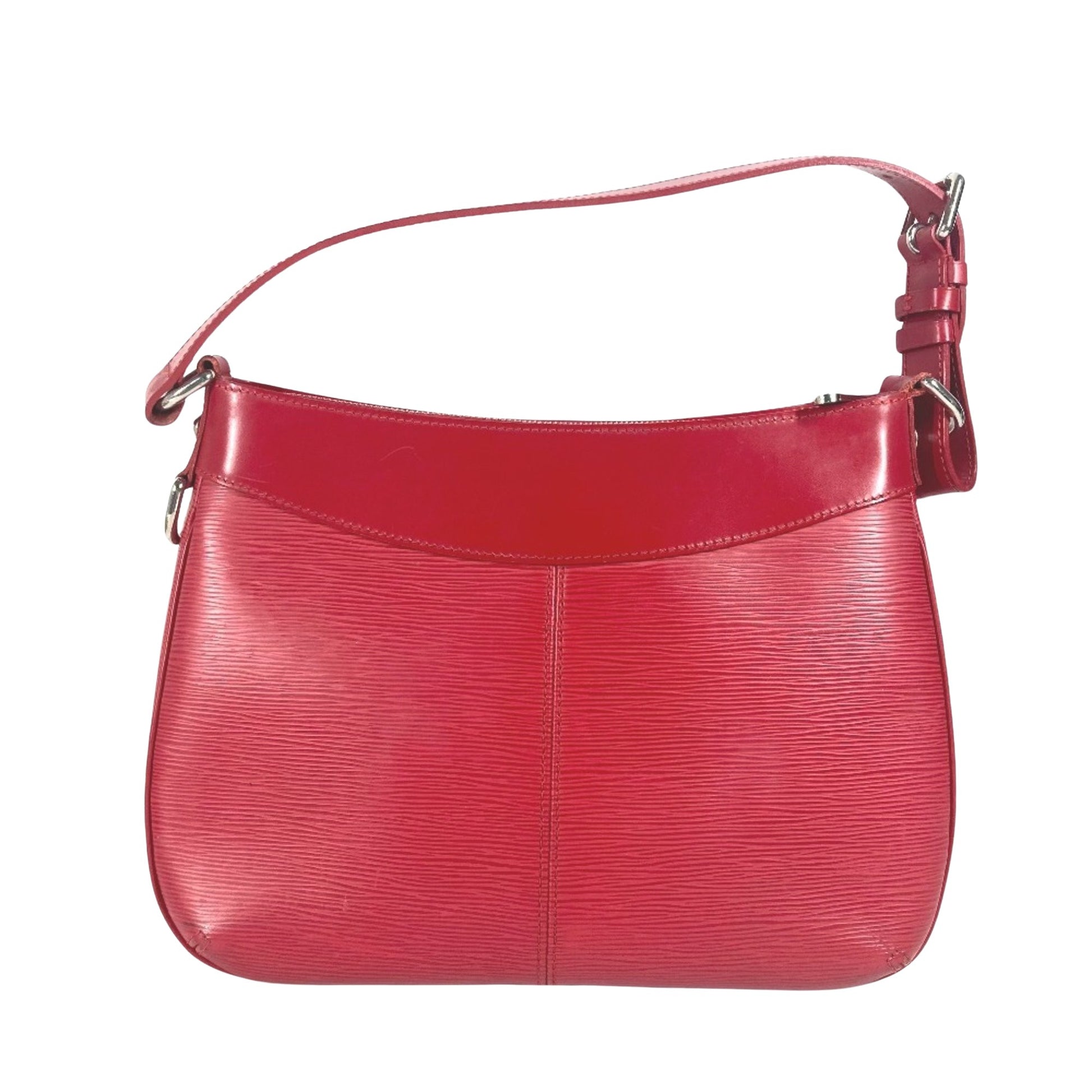 Louis Vuitton Turenne, Red, Leather, shoulder