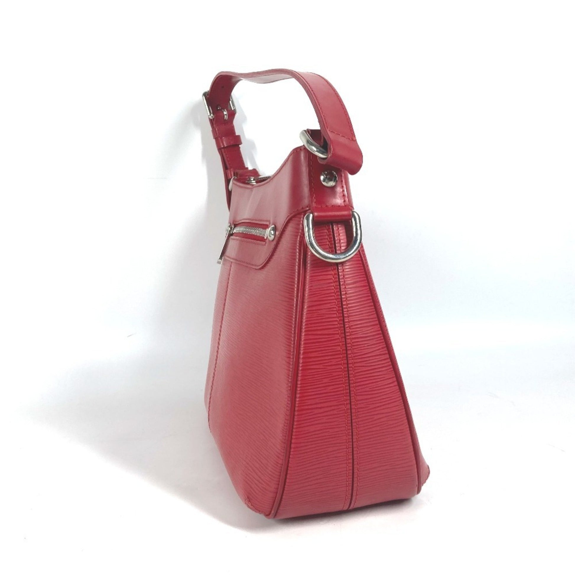 Louis Vuitton Turenne, Red, Leather, shoulder