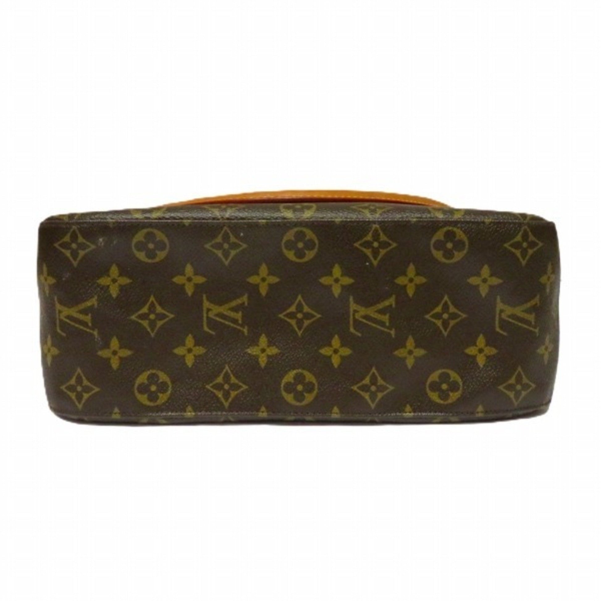 Louis Vuitton Looping, Brown, Canvas, shoulder