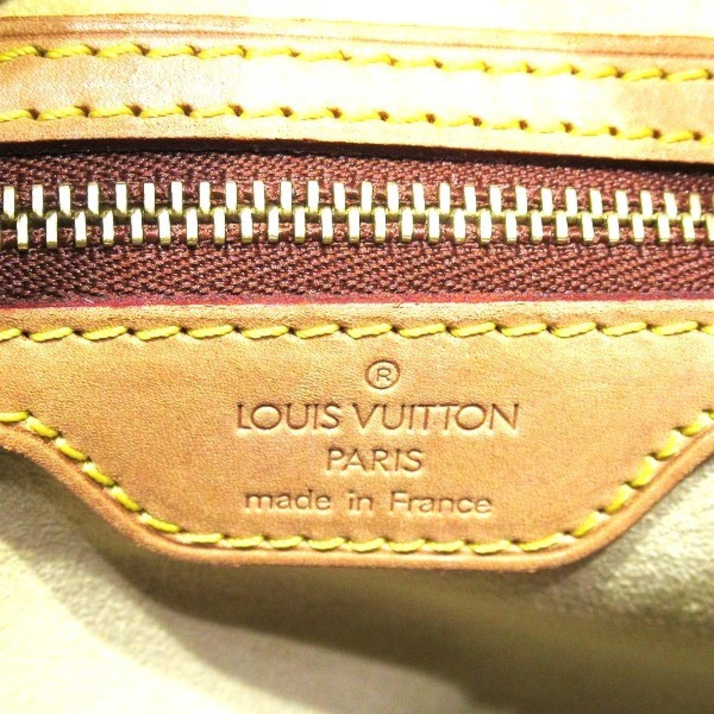 Louis Vuitton Looping, Brown, Canvas, shoulder