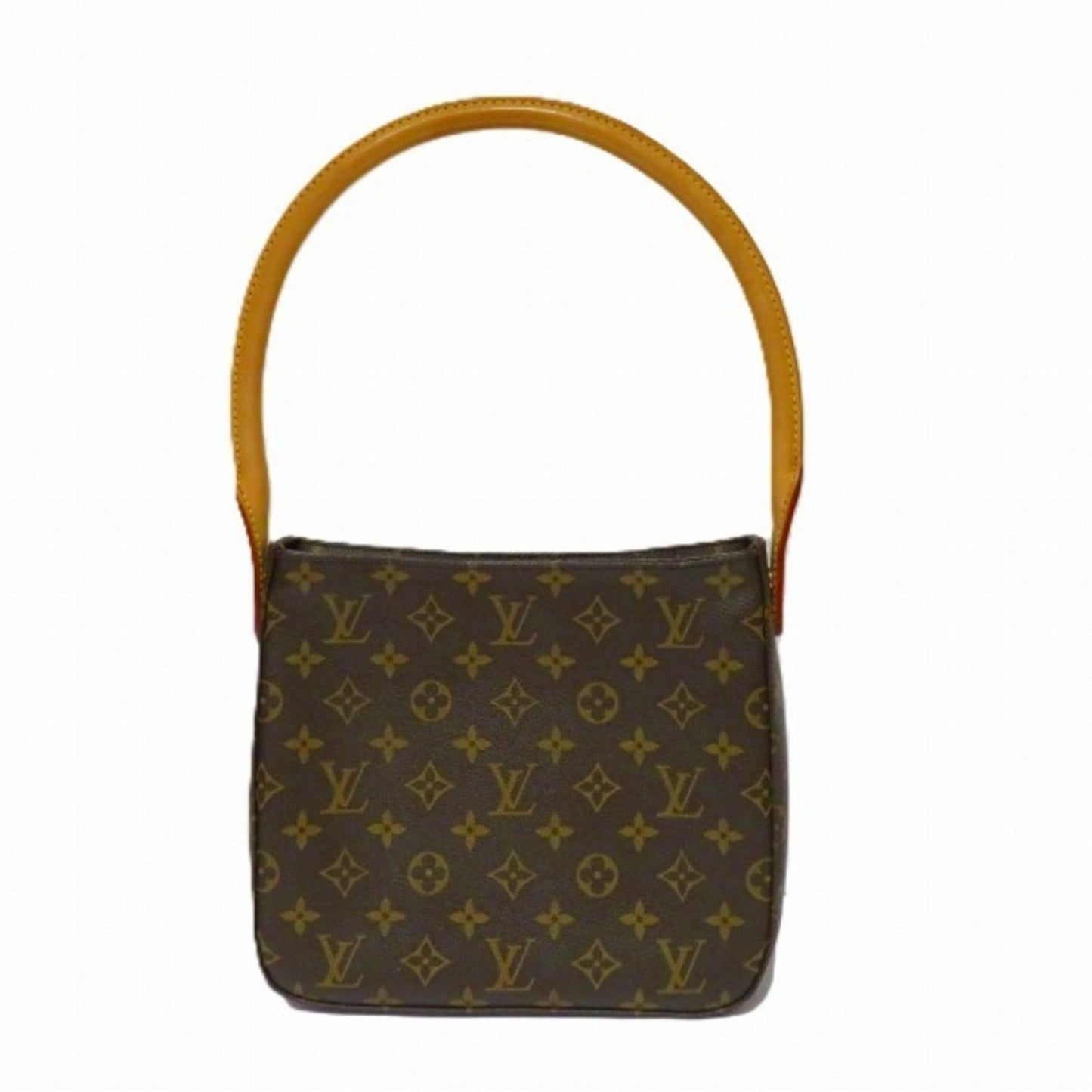 Louis Vuitton Looping, Brown, Canvas, shoulder