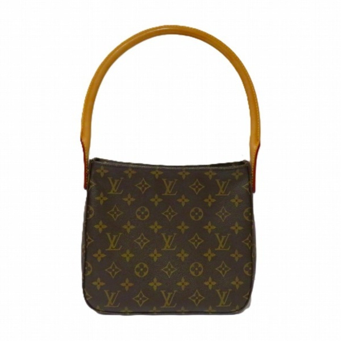 Louis Vuitton Looping, Brown, Canvas, shoulder