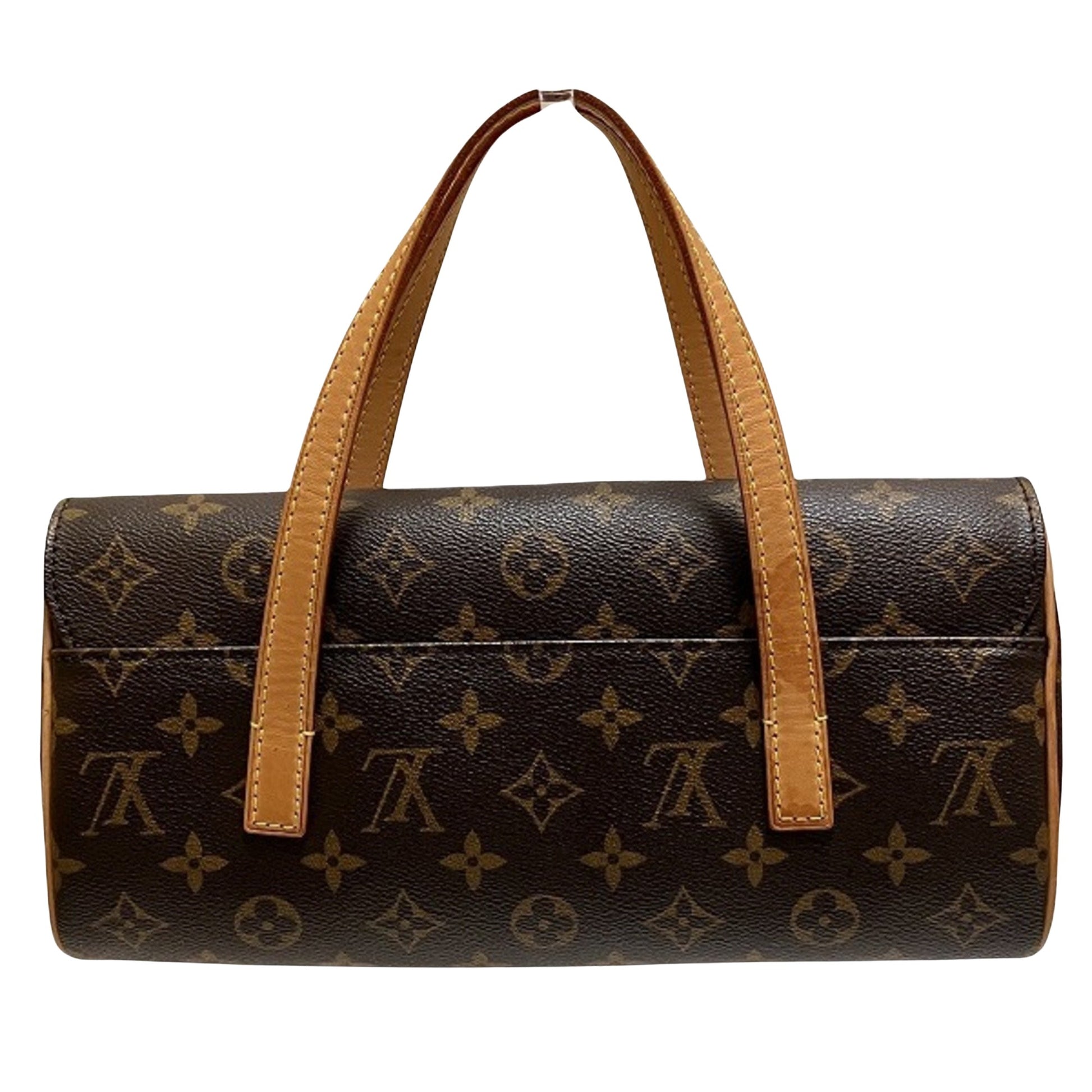 Louis Vuitton Sonatine, Brown, Canvas, handbag