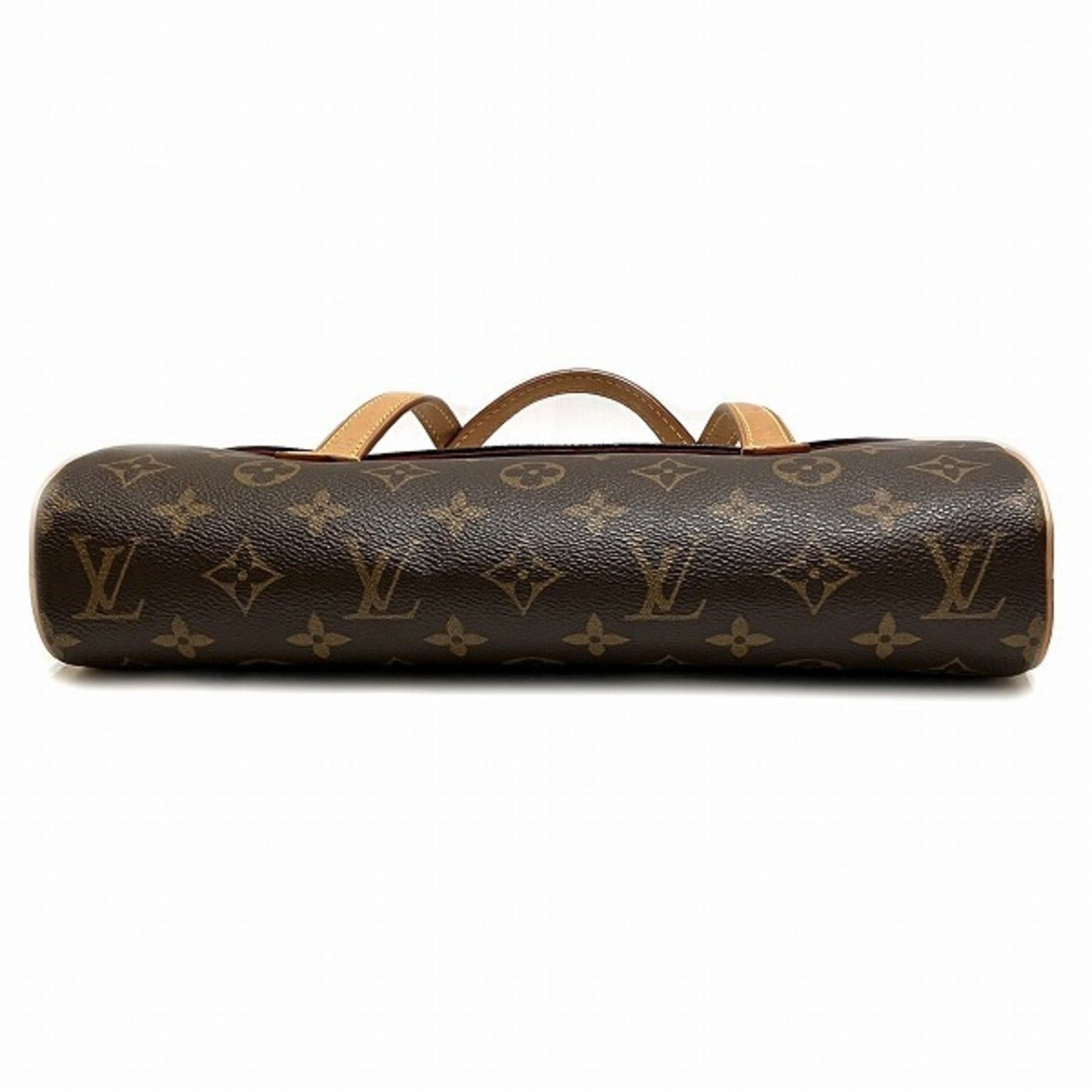 Louis Vuitton Sonatine, Brown, Canvas, handbag