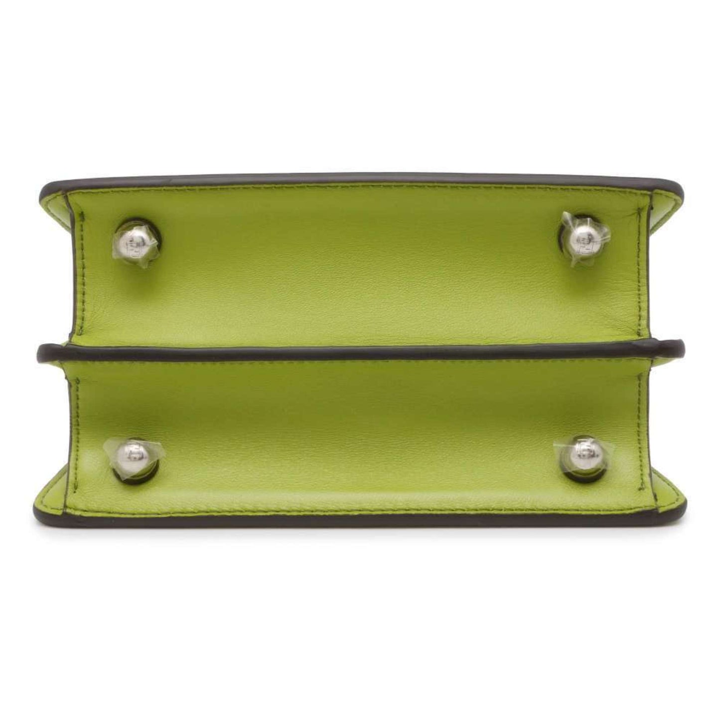 Fendi Peekaboo, Green, Leather, handbag