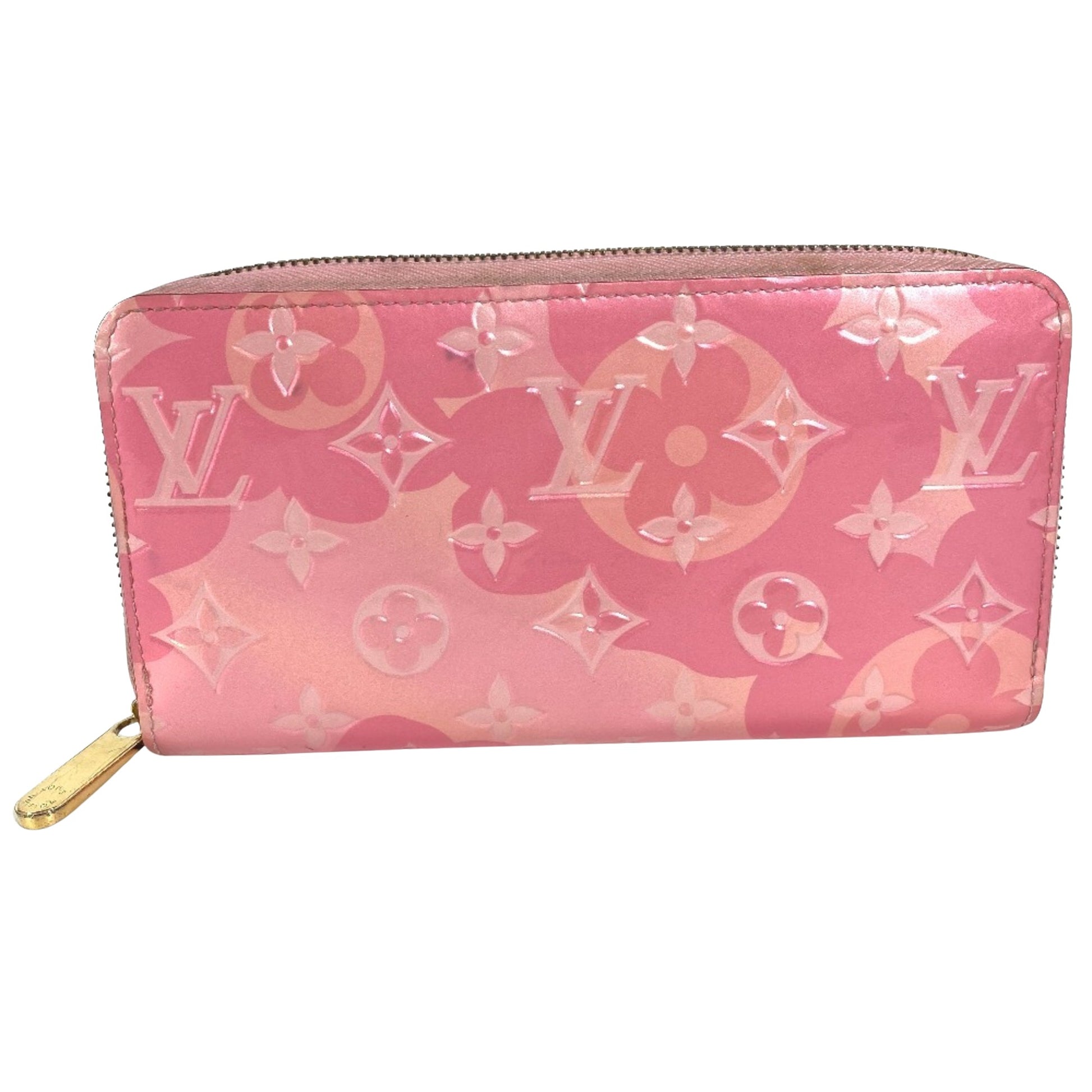 Louis Vuitton, Pink, Canvas, wallet