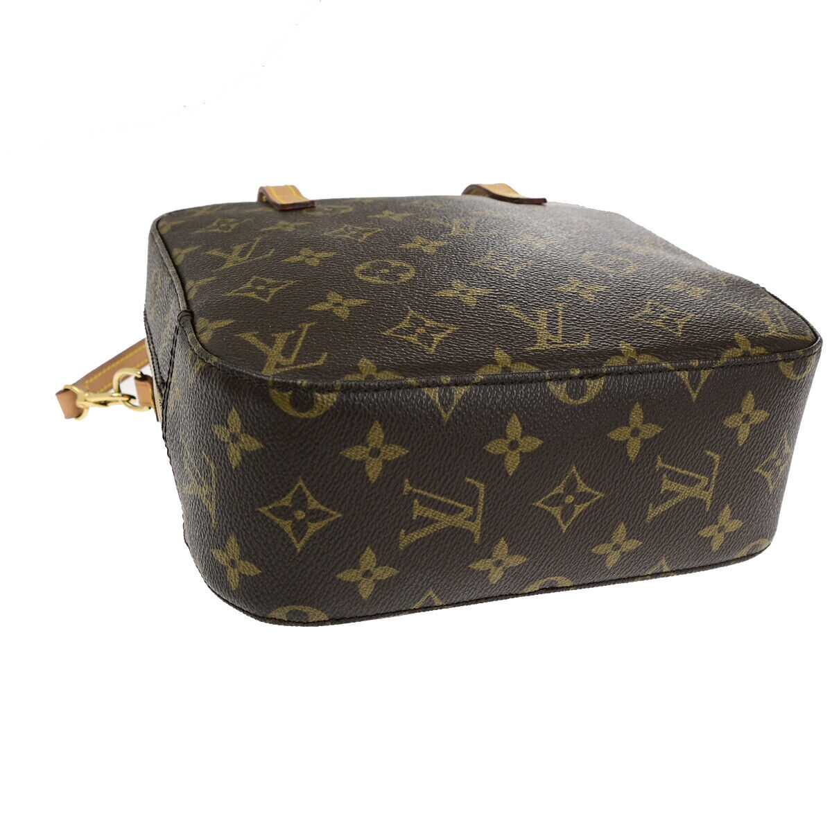 Louis Vuitton Spontini, Brown, Canvas, handbag