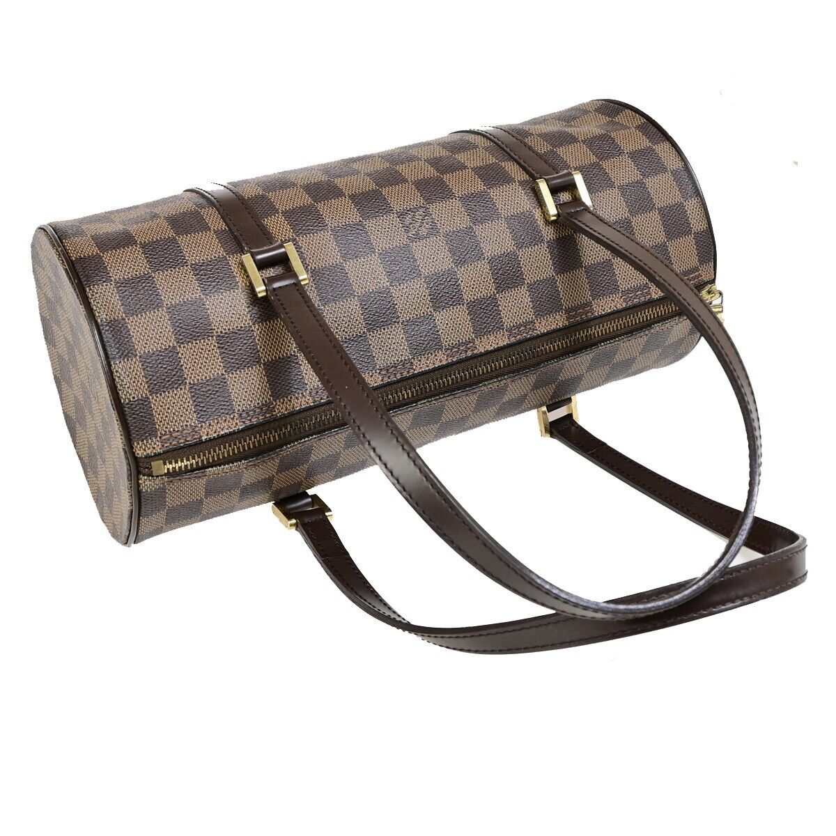 Louis Vuitton Papillon 30, Brown, Canvas, handbag