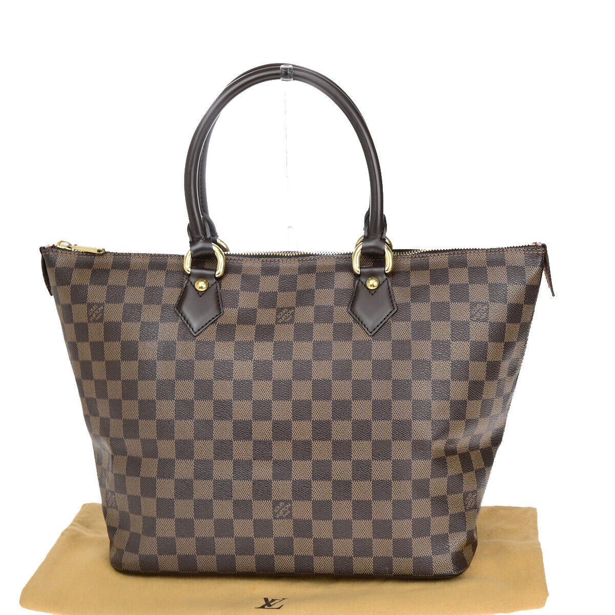 Louis Vuitton Saleya, Brown, Canvas, handbag