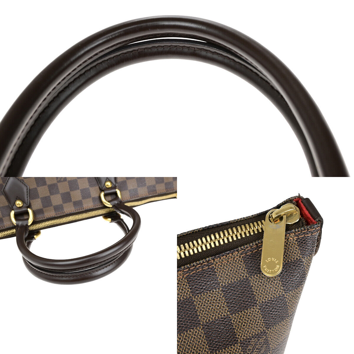 Louis Vuitton Saleya, Brown, Canvas, handbag