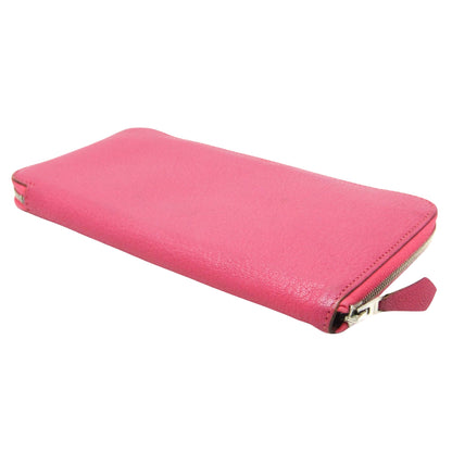Hermès Azap, Pink, Leather, wallet