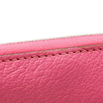 Hermès Azap, Pink, Leather, wallet