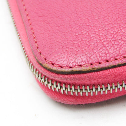 Hermès Azap, Pink, Leather, wallet