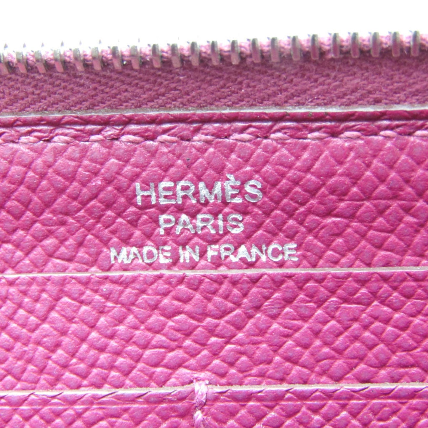 Hermès Azap, Purple, Leather, wallet